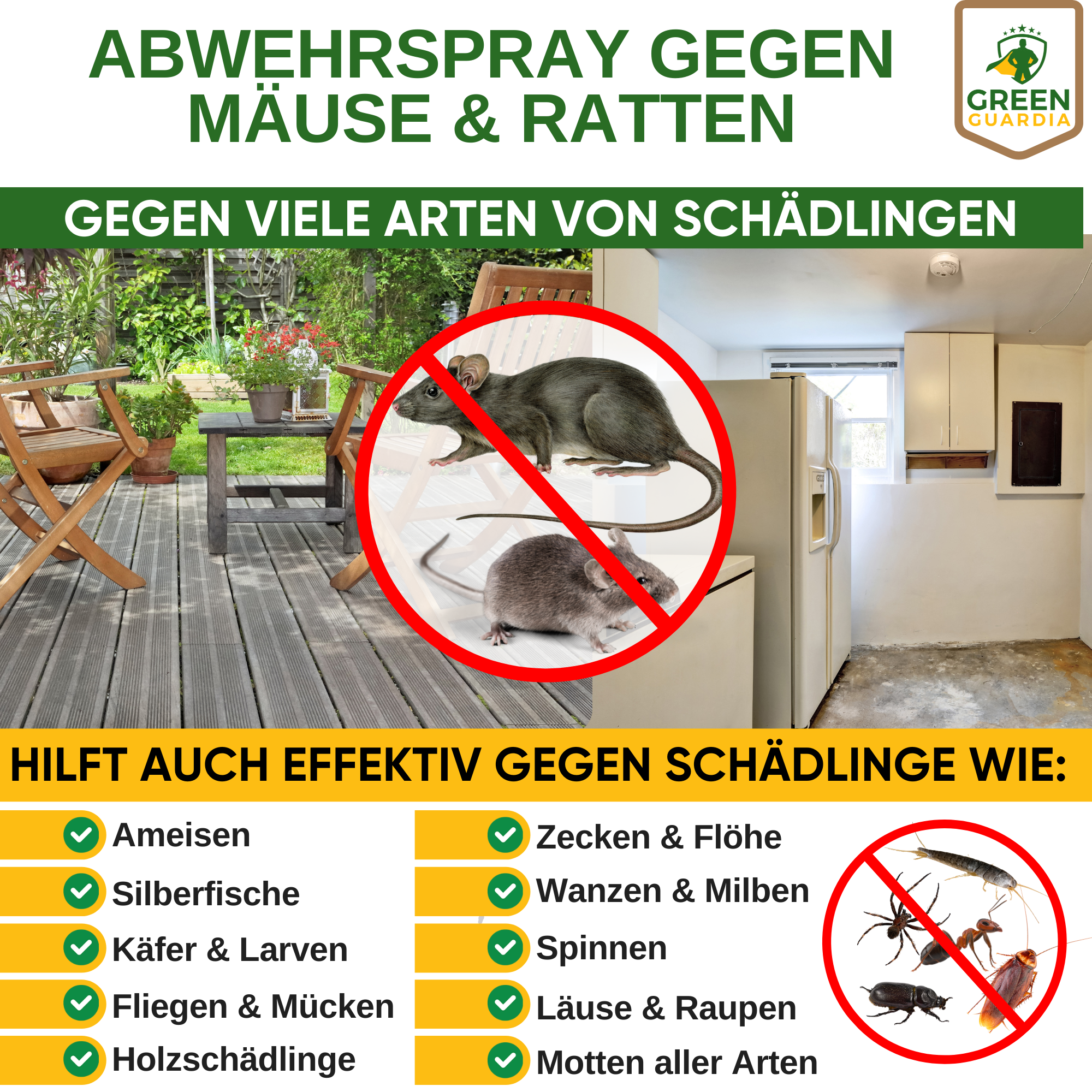 Mäuse/Ratten-Abwehrspray Power-Konzentrat