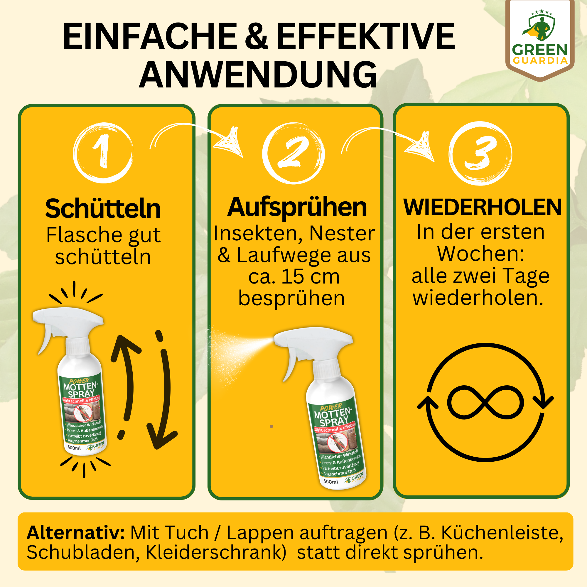 Spray anti-mites concentré puissant