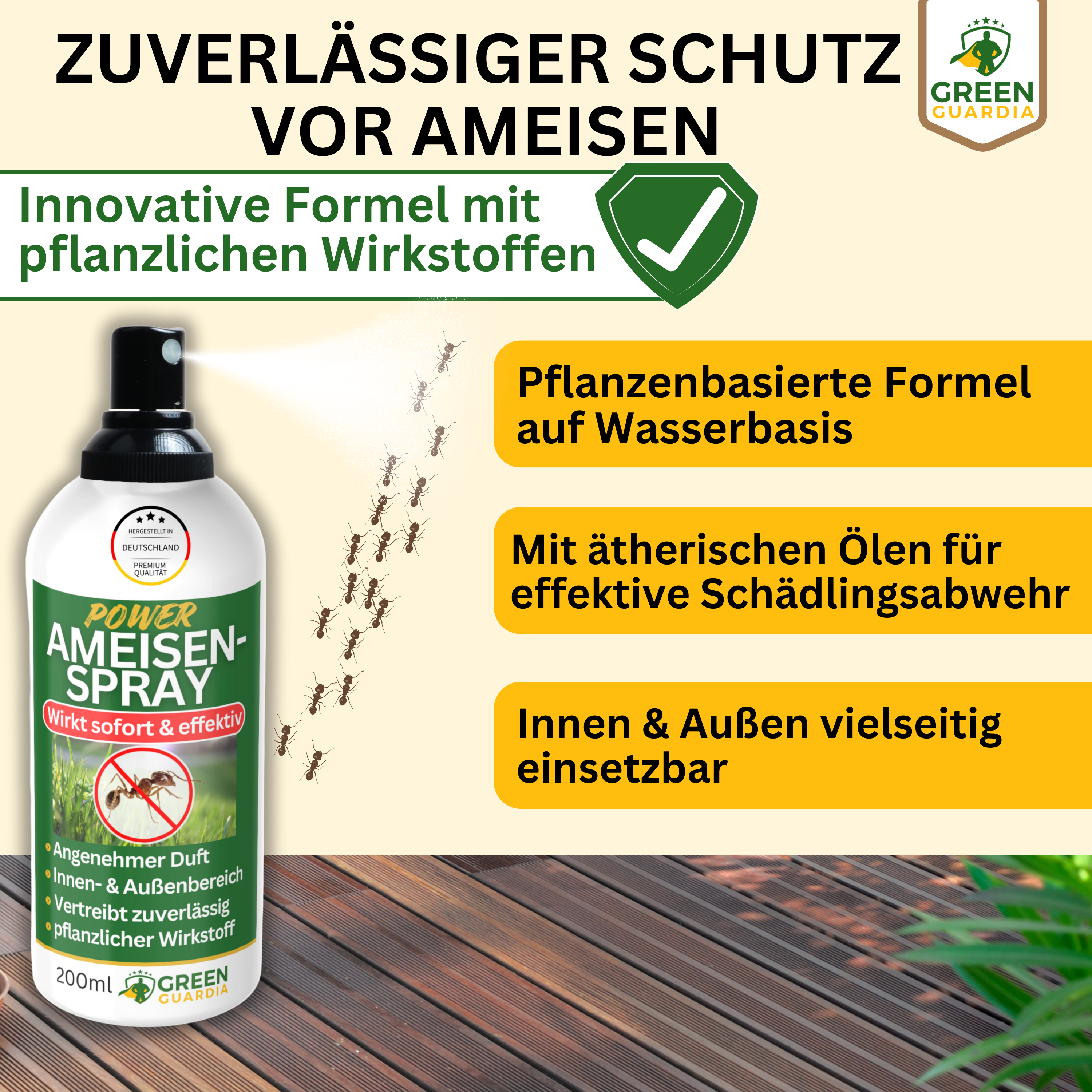 Spray répulsif anti-fourmis concentré puissant
