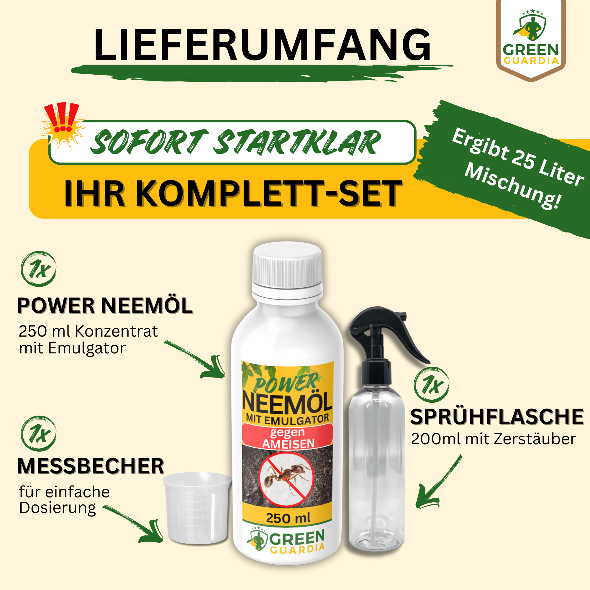Huile de Neem puissante contre les fourmis