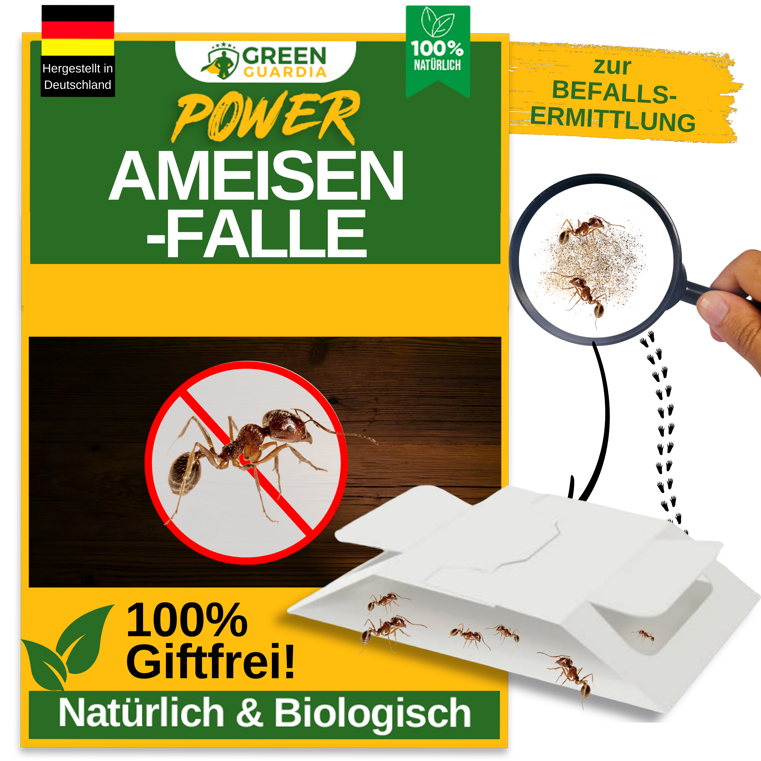 Piège à fourmis avec attractif spécial