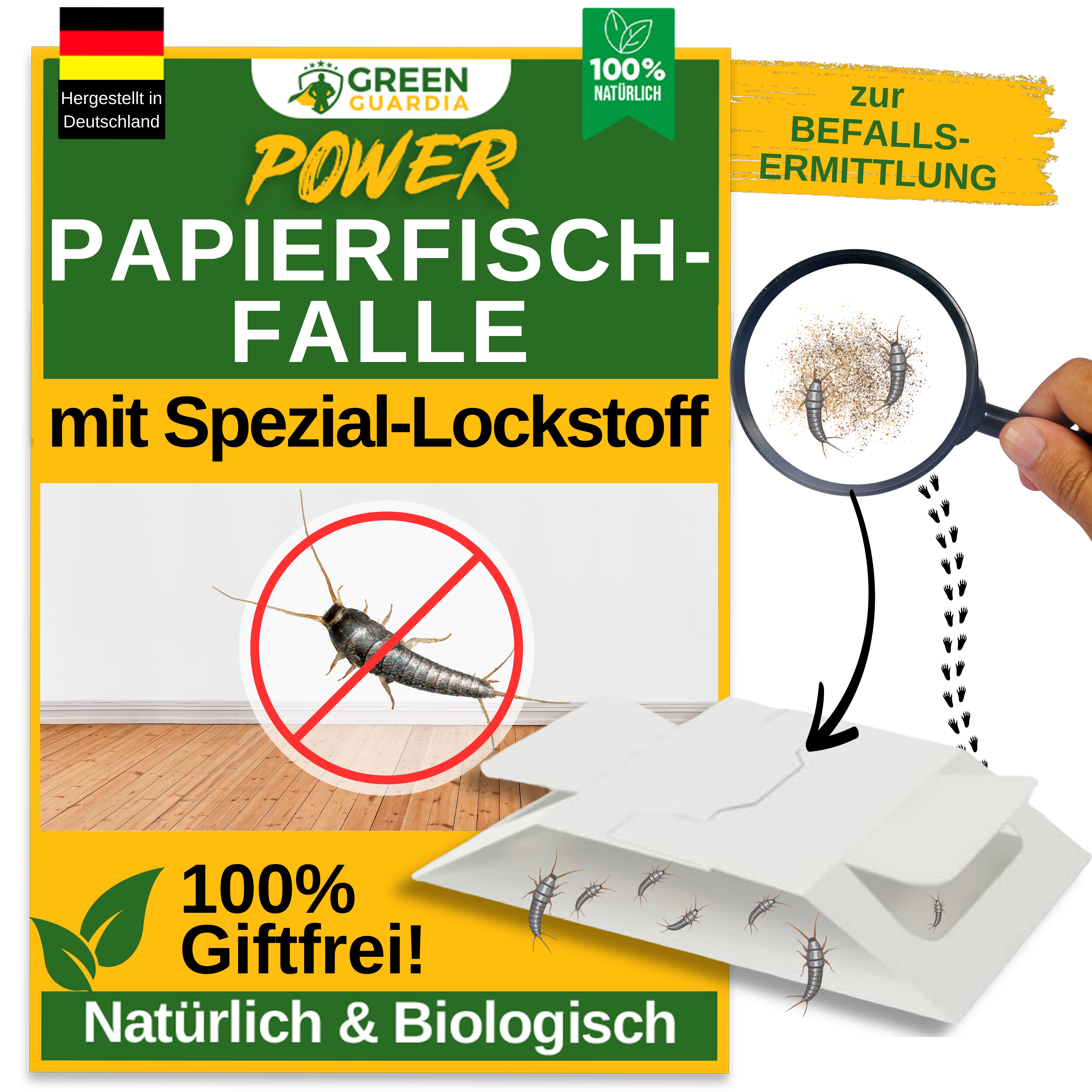 Paper fish trap with special attractant