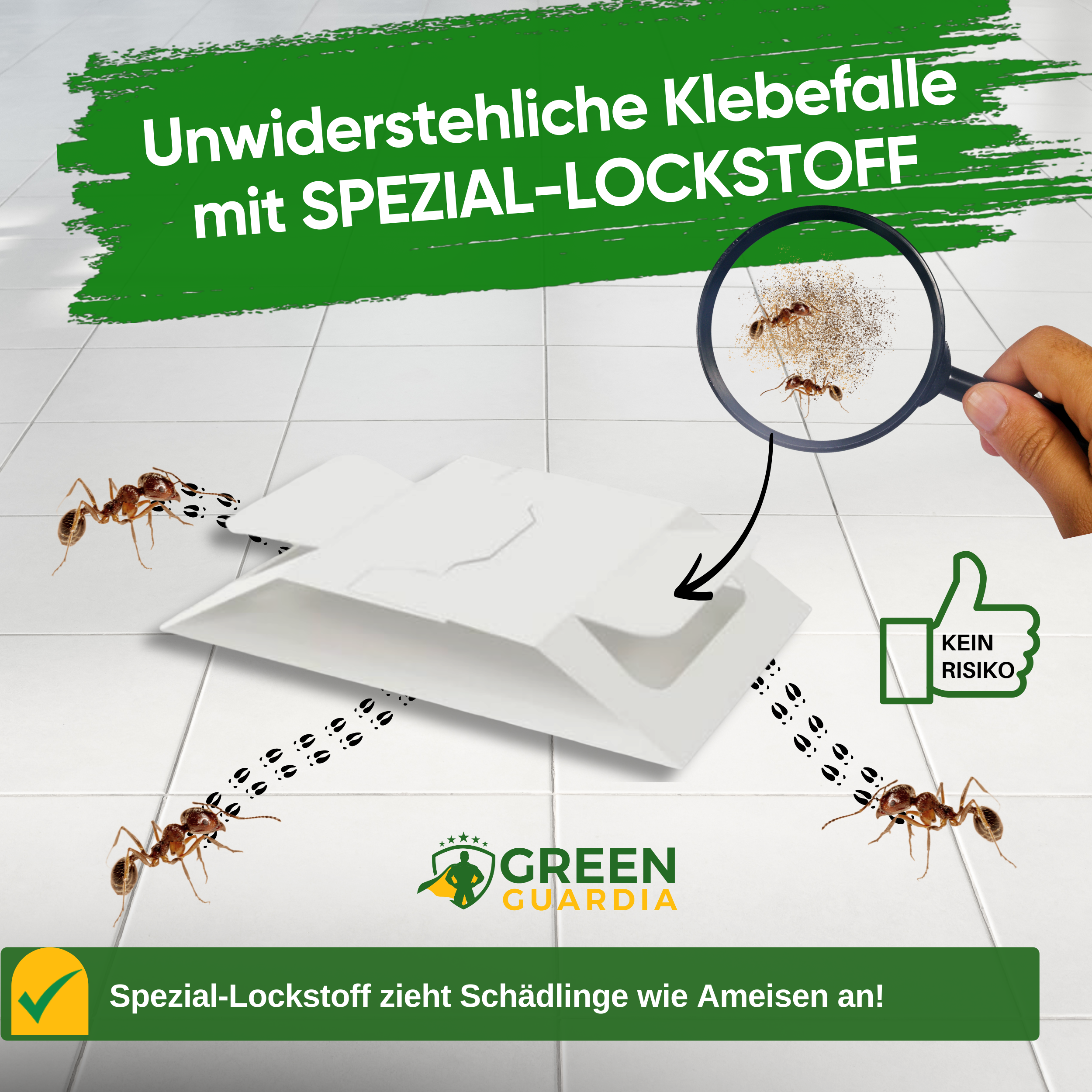 Piège à fourmis avec attractif spécial