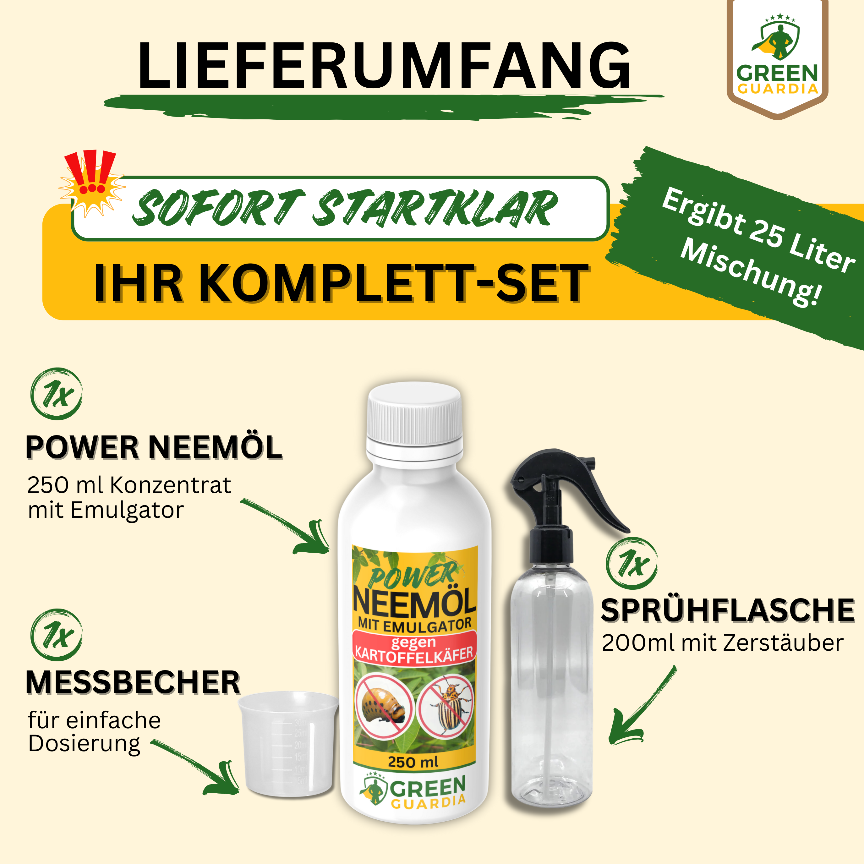 Huile de Neem puissante contre les doryphores