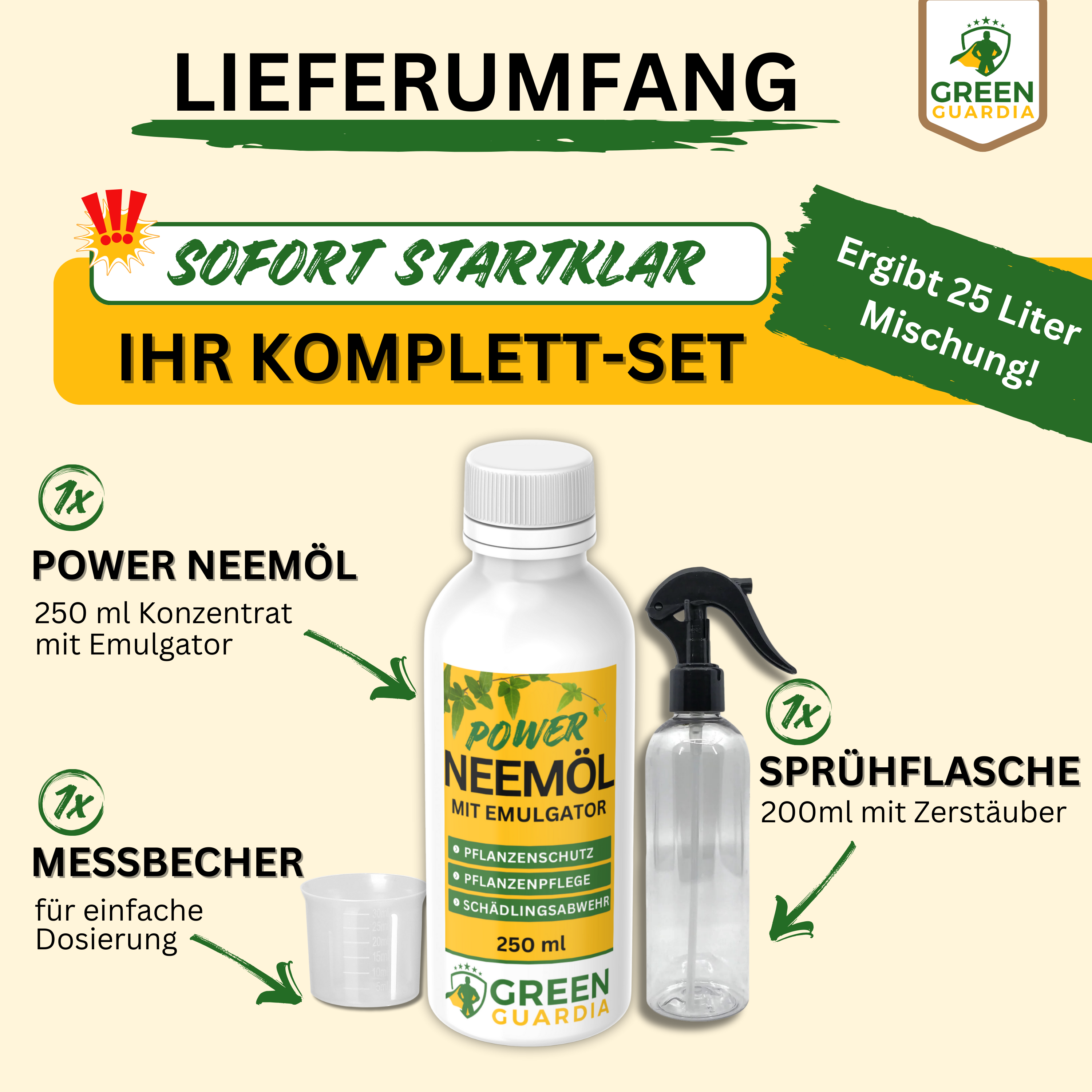 Huile de Neem puissante avec émulsifiant pour plantes d'intérieur et de jardin