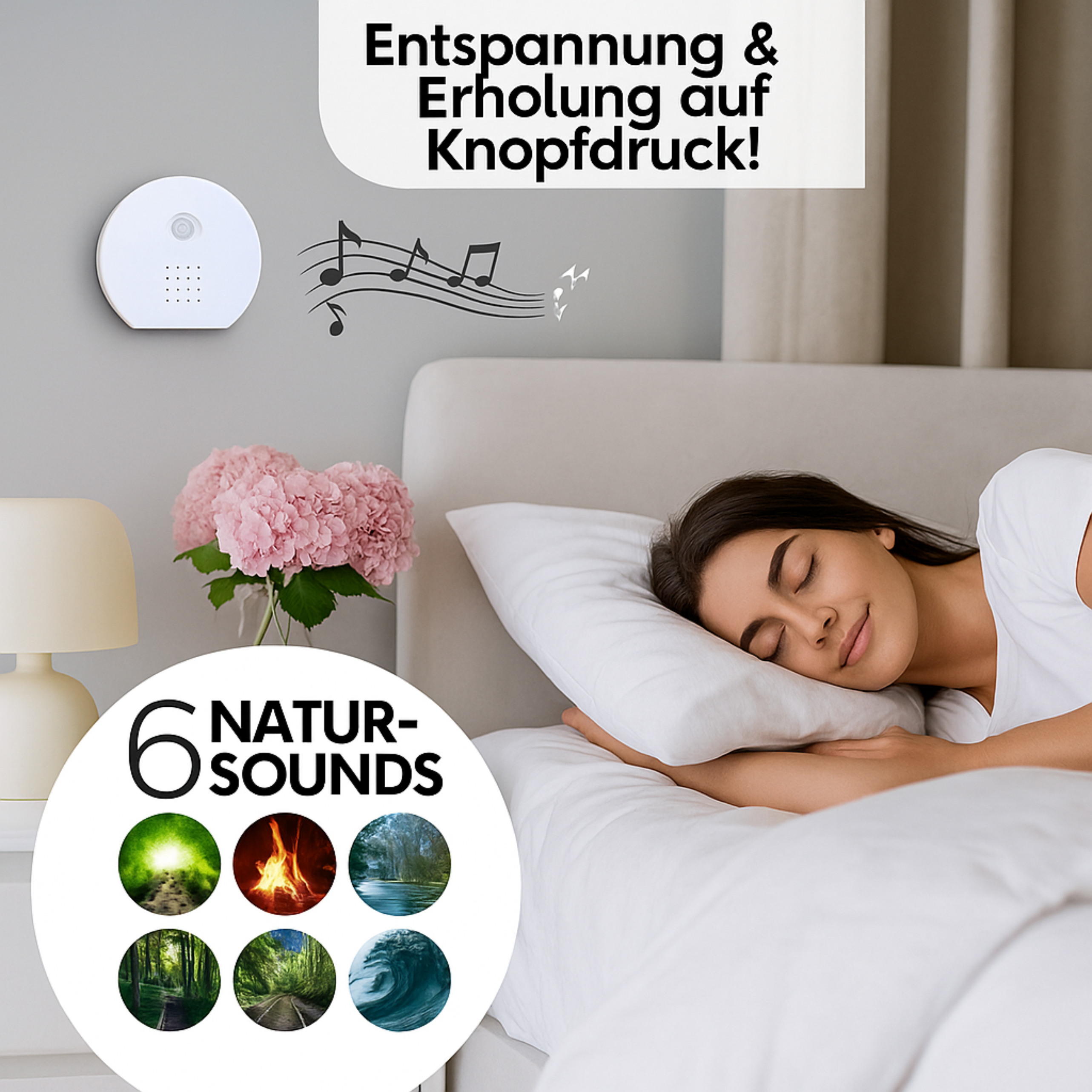 Ηχείο με ήχους της φύσης με αισθητήρα κίνησης – 6 χαλαρωτικοί ήχοι, χρονοδιακόπτης και έλεγχος έντασης ήχου, κουτί που κελαηδάει τα πουλιά