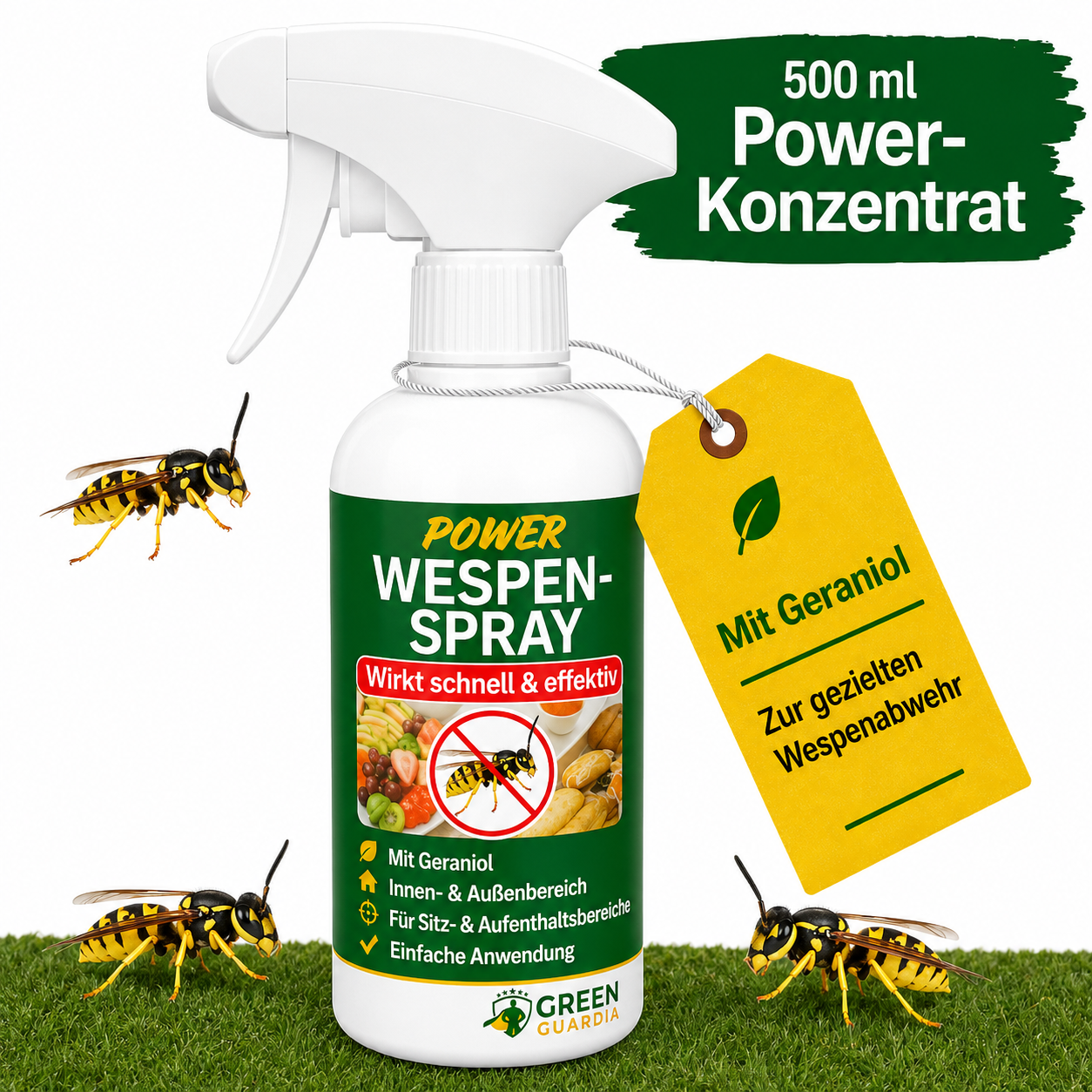 Spray répulsif concentré contre les guêpes 