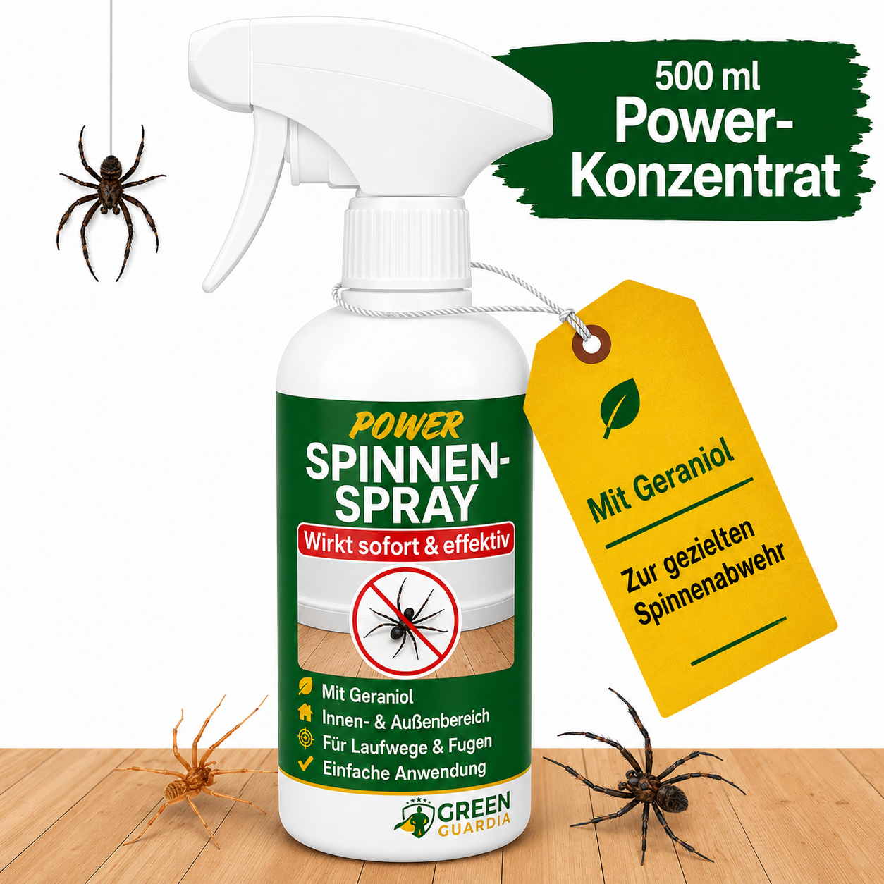 Spray répulsif puissant contre les araignées 