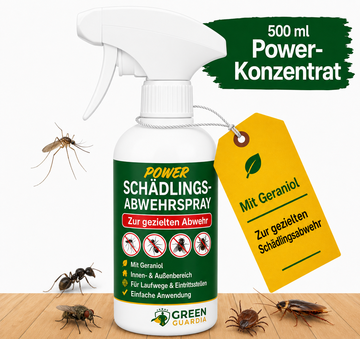 Spray répulsif puissant concentré contre les nuisibles 