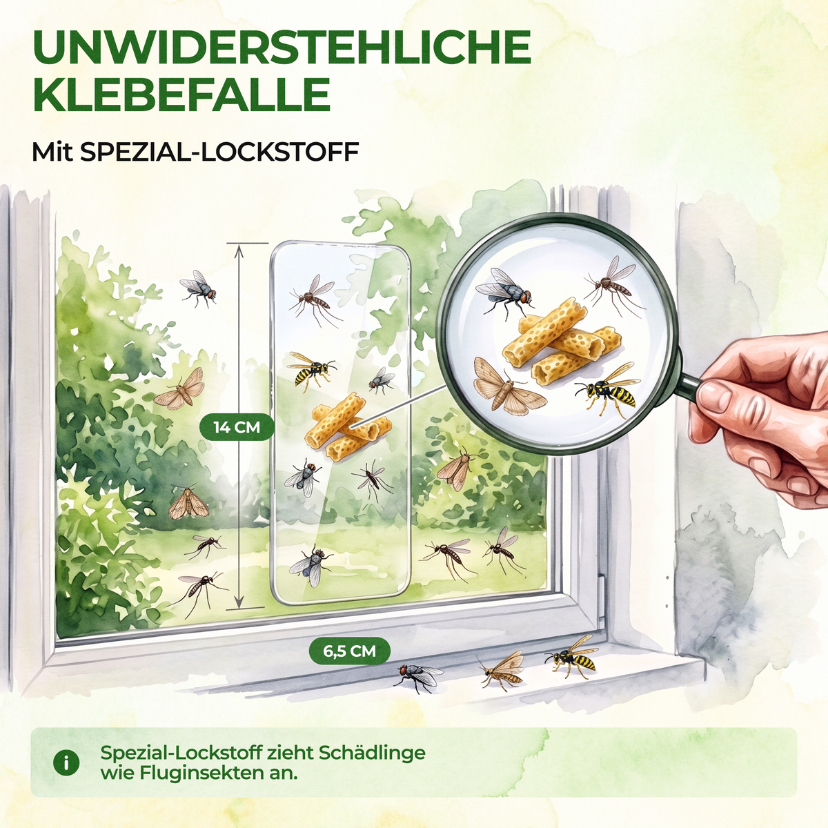 Flying insect window trap