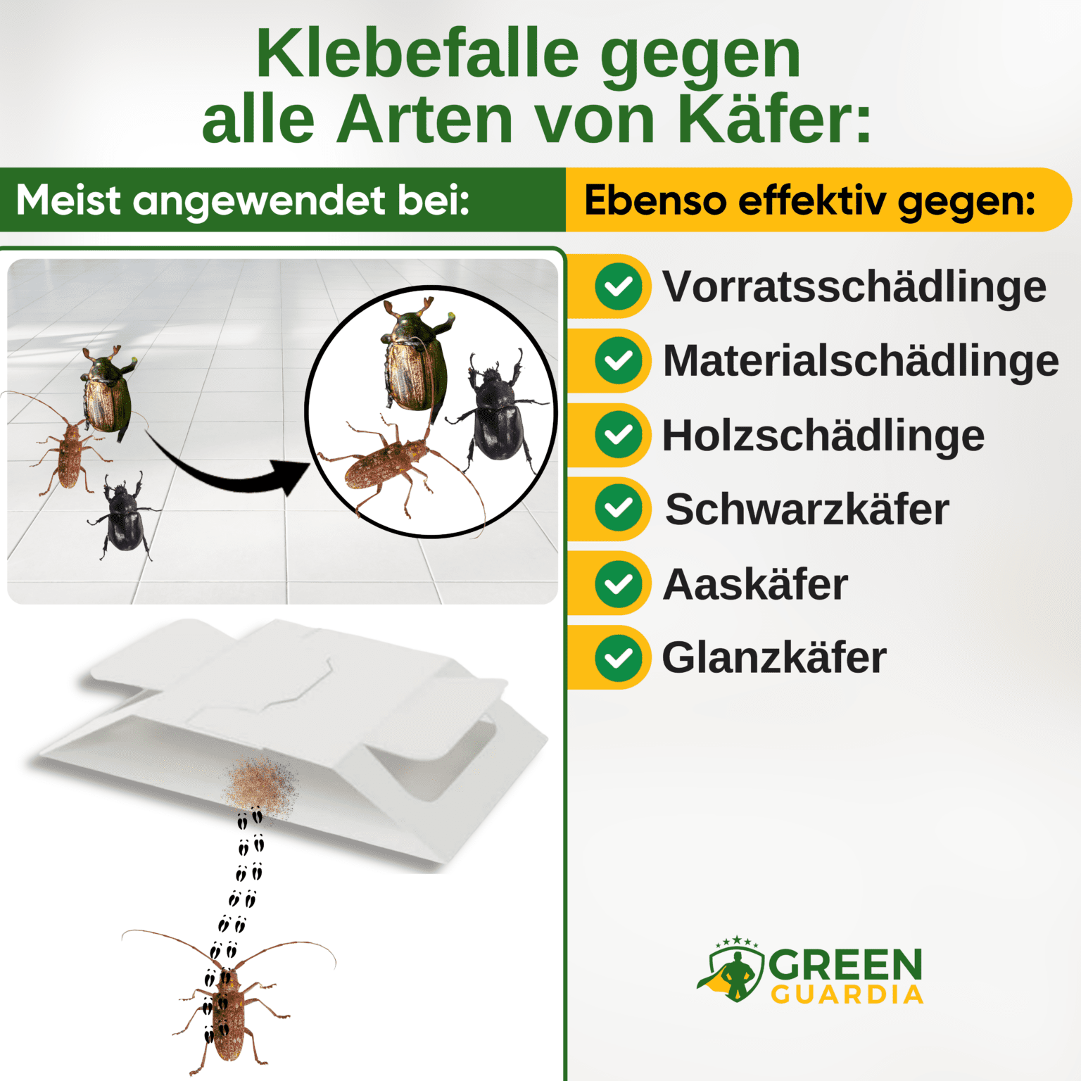 Käfer Falle mit Spezial - Lockstoff - Green Guardia - Ihr Experte für Schädlinge und Pflanzen