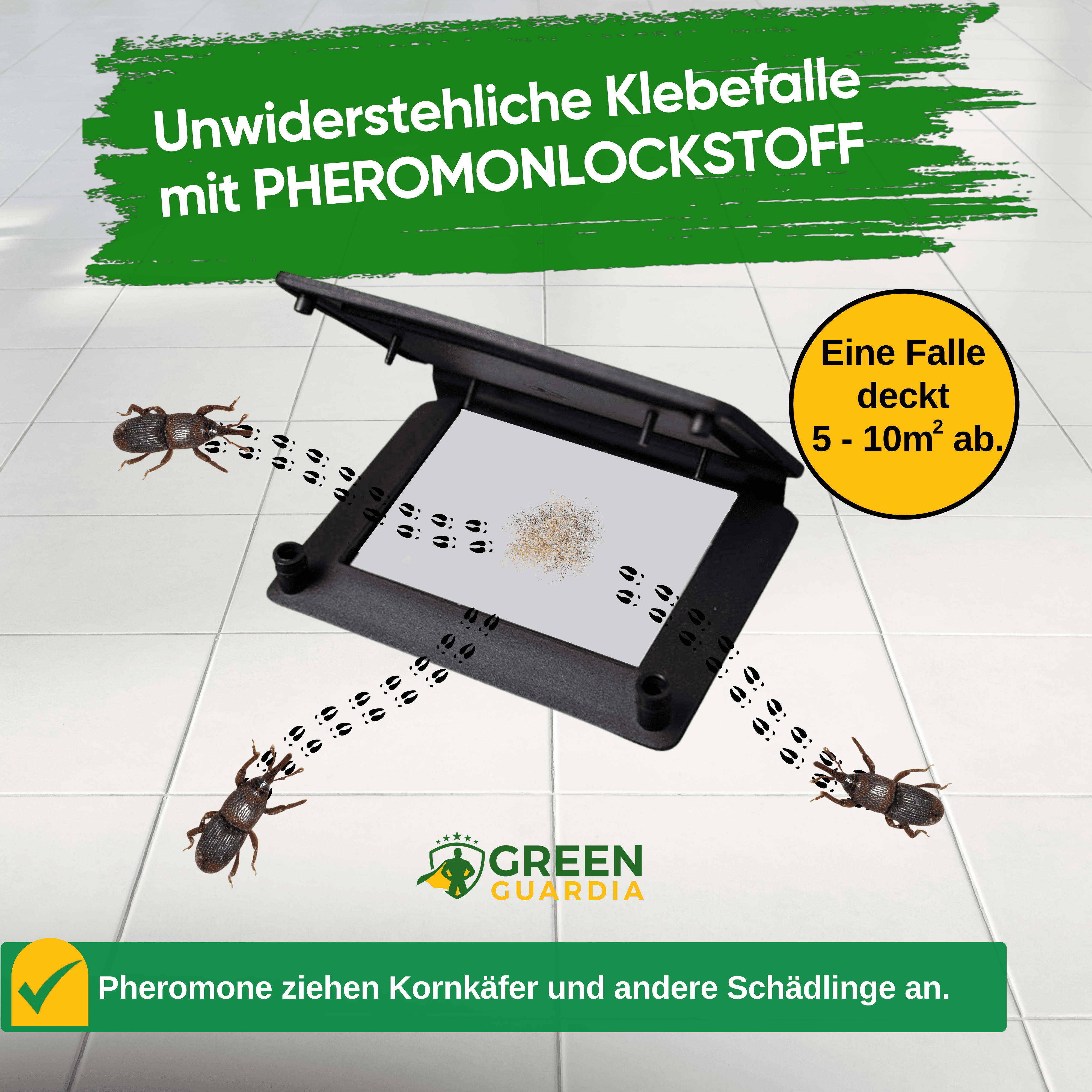 Kornkäfer Falle mit Pheromon - Lockstoff - Green Guardia - Ihr Experte für Schädlinge und Pflanzen