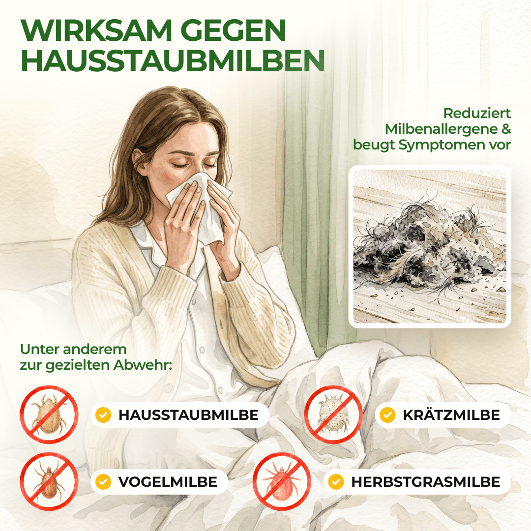 Milben-Abwehrspray Power-Konzentrat - 500ml - Green Guardia - Ihr Experte für Schädlinge und Pflanzen