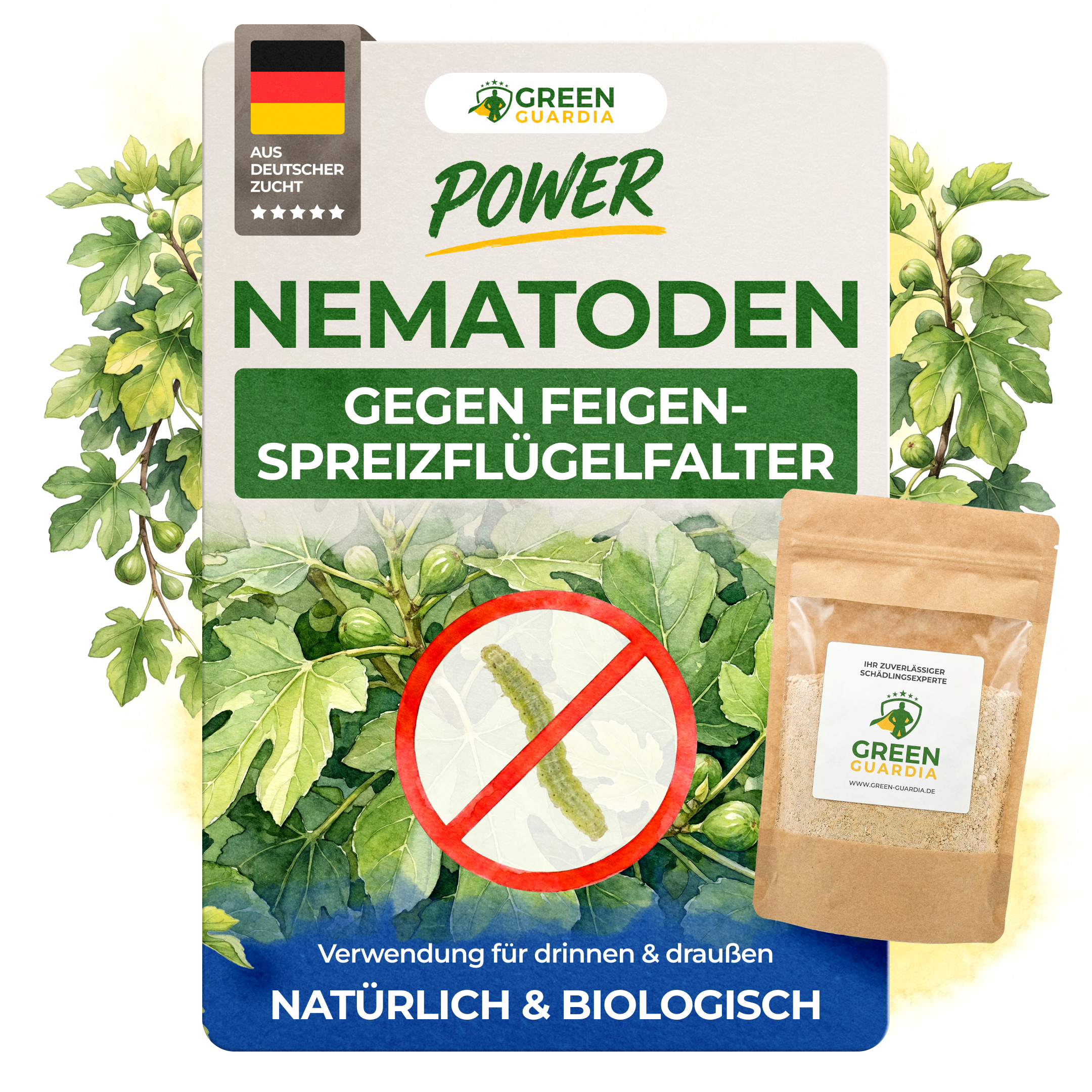 Nematoden gegen Feigen-Spreizflügelfalter