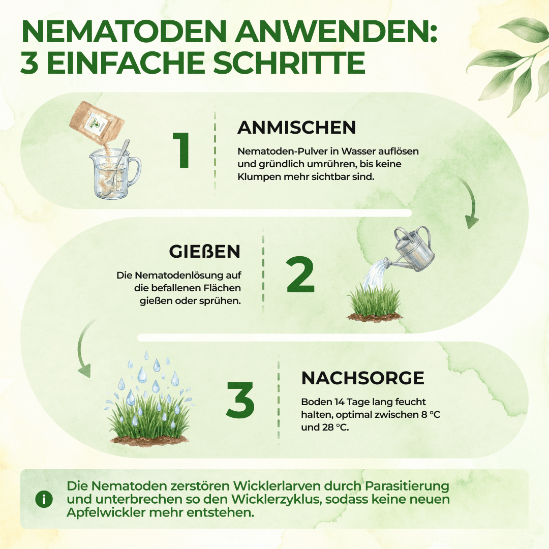 SF - Nematoden gegen Apfelwickler - Green Guardia - Ihr Experte für Schädlinge und Pflanzen