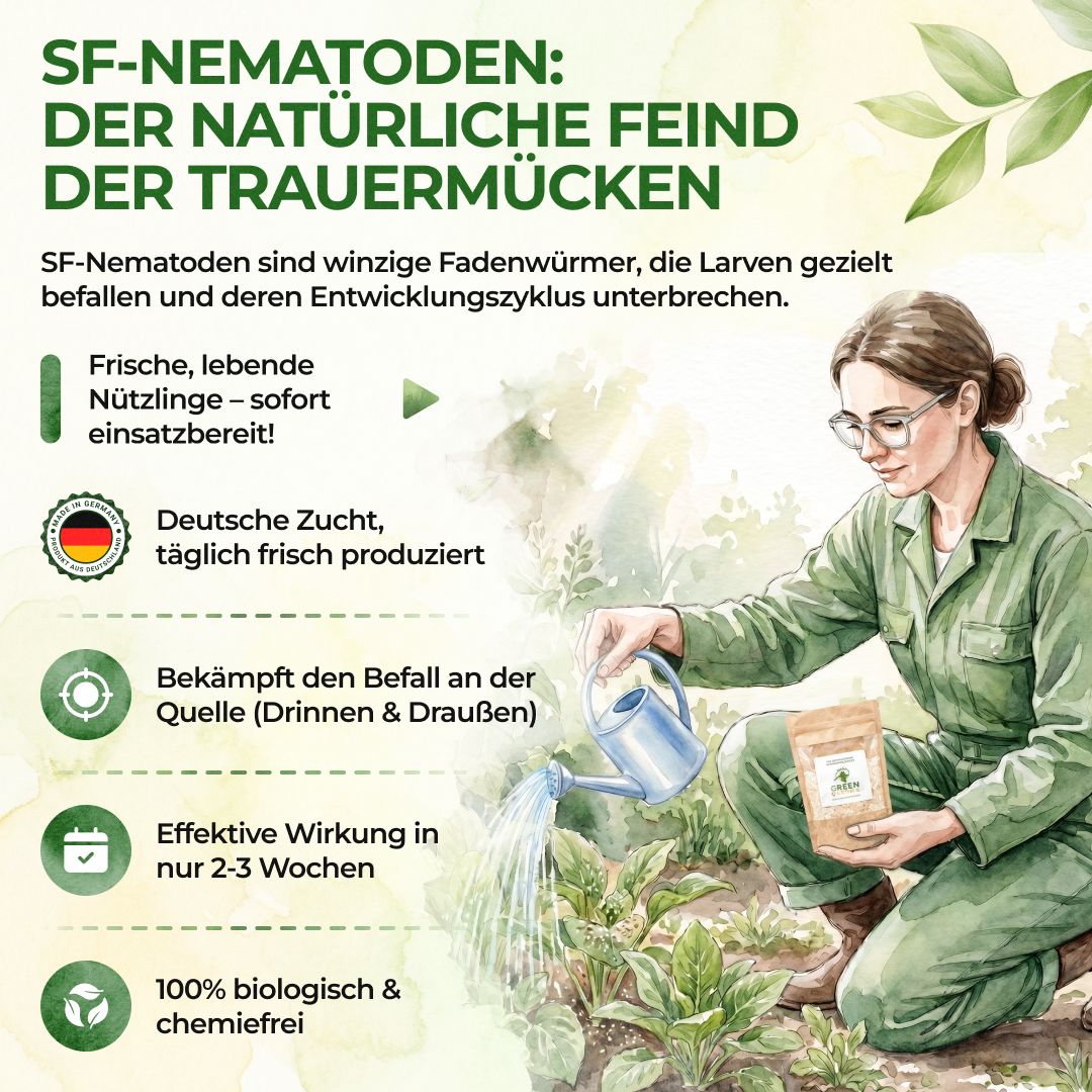 SF-Nematoden gegen Trauermücken