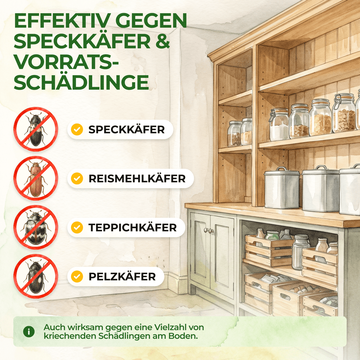 Speckkäfer Falle - Green Guardia - Ihr Experte für Schädlinge und Pflanzen