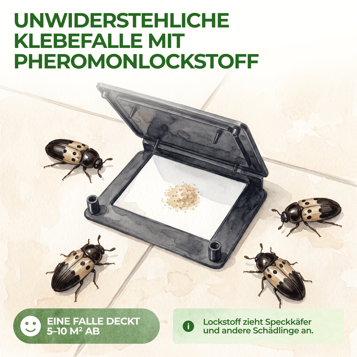 Speckkäfer Falle - Green Guardia - Ihr Experte für Schädlinge und Pflanzen
