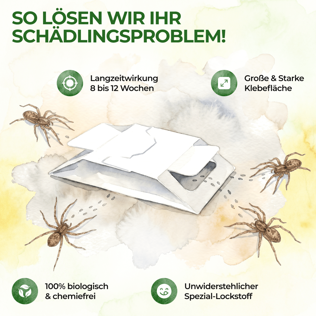 Spinnen Falle - Green Guardia - Ihr Experte für Schädlinge und Pflanzen